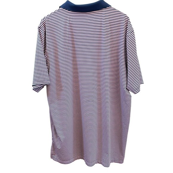 Peter Millar Summer Comfort Pink Blue Short Sleeve Performance Polo XL Golf - Picture 2 of 6